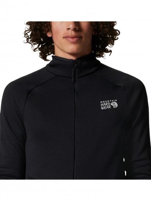 Mountain Hardwear Polartec Power Stretch Pro Jacket férfi polár pulóver fekete színben 5