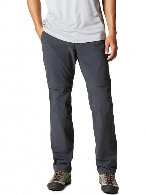 Mountain Hardwear Basin Trek Convertible Pant férfi túranadrág fekete színben 2