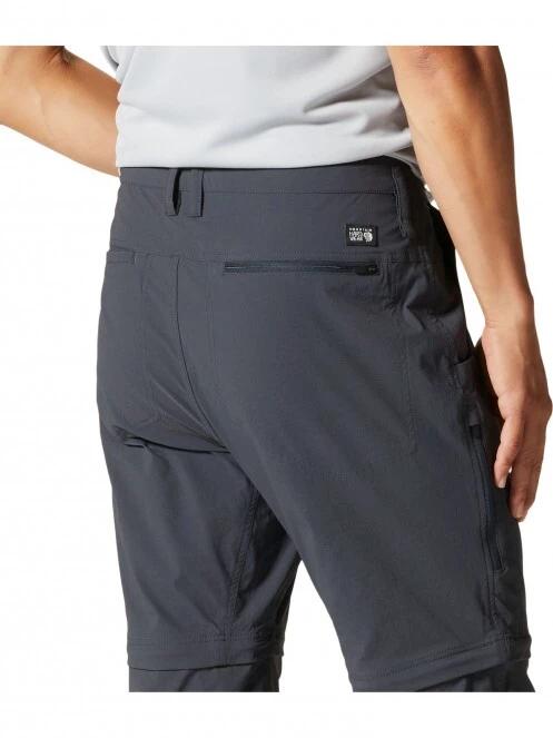Mountain Hardwear Basin Trek Convertible Pant férfi túranadrág fekete színben 6