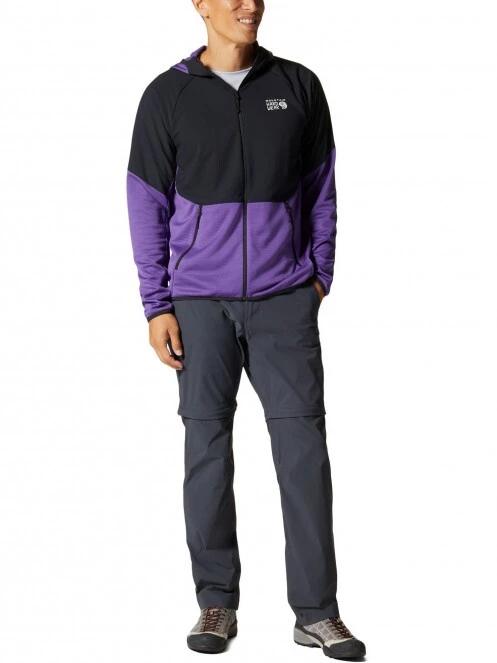 Mountain Hardwear Basin Trek Convertible Pant férfi túranadrág fekete színben 9