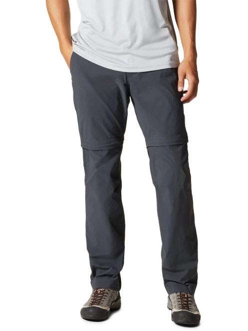 Mountain Hardwear Basin Trek Convertible Pant férfi túranadrág fekete színben 2