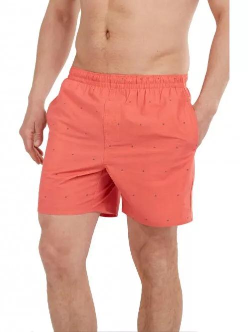Fundango Bono Print Boardshort férfi fürdőnadrág rózsaszín színben 4