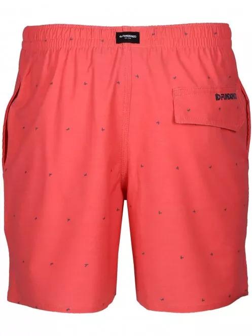 Fundango Bono Print Boardshort férfi fürdőnadrág rózsaszín színben 7