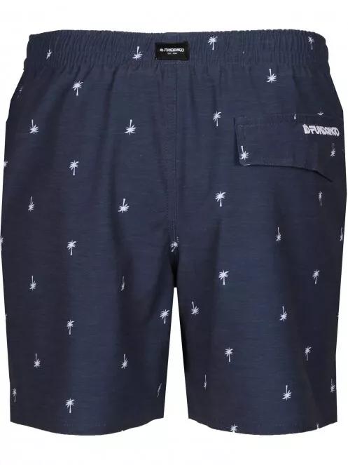 Fundango Bono Print Boardshort férfi fürdőnadrág sötétkék színben 3