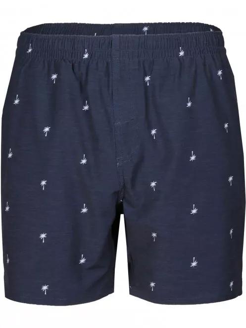 Fundango Bono Print Boardshort férfi fürdőnadrág sötétkék színben 7