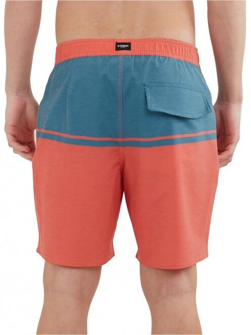 Fundango Morris Boardshort férfi beach short piros színben 3