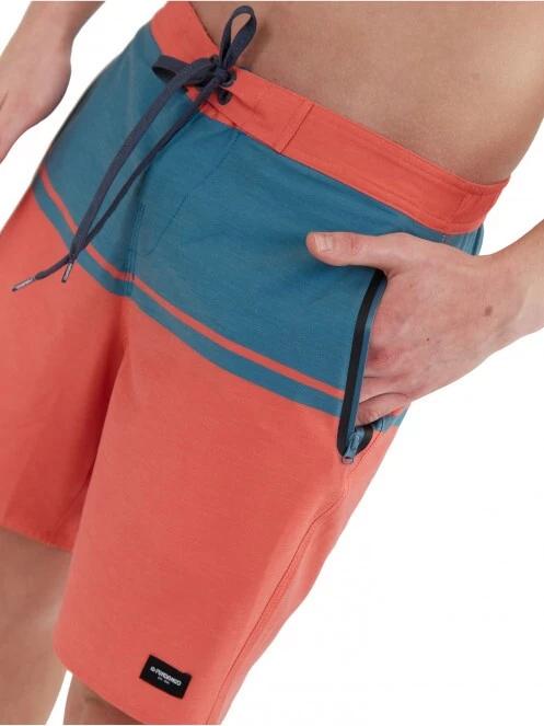 Fundango Morris Boardshort férfi beach short piros színben 5