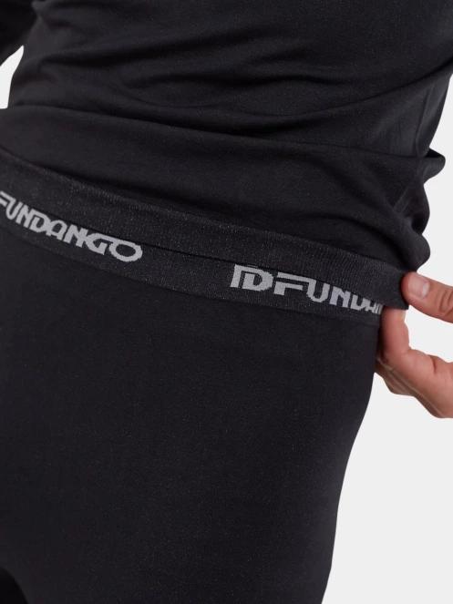 Fundango Seamless Baselayer Set férfi aláöltöző szett fekete színben 5