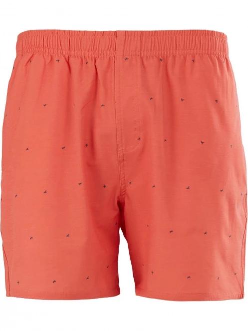 Fundango Bono Print Boardshort férfi boardshort piros színben 7