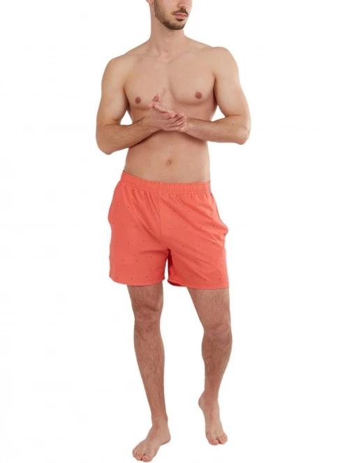 Fundango Bono Print Boardshort férfi boardshort piros színben 4