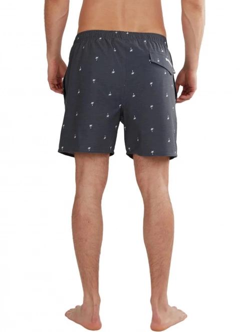 Fundango Bono Print Boardshort férfi boardshort sötétkék színben 3
