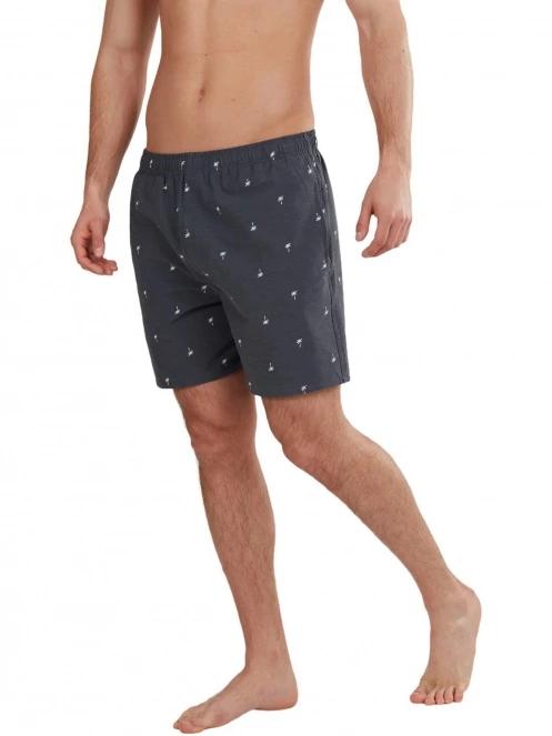 Fundango Bono Print Boardshort férfi boardshort sötétkék színben 5