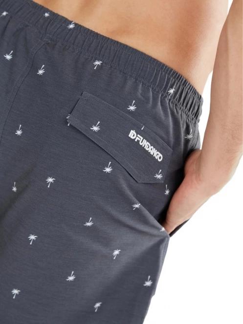 Fundango Bono Print Boardshort férfi boardshort sötétkék színben 6