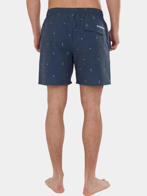 Fundango Bono Print Boardshorts férfi boardshort szürke színben 3