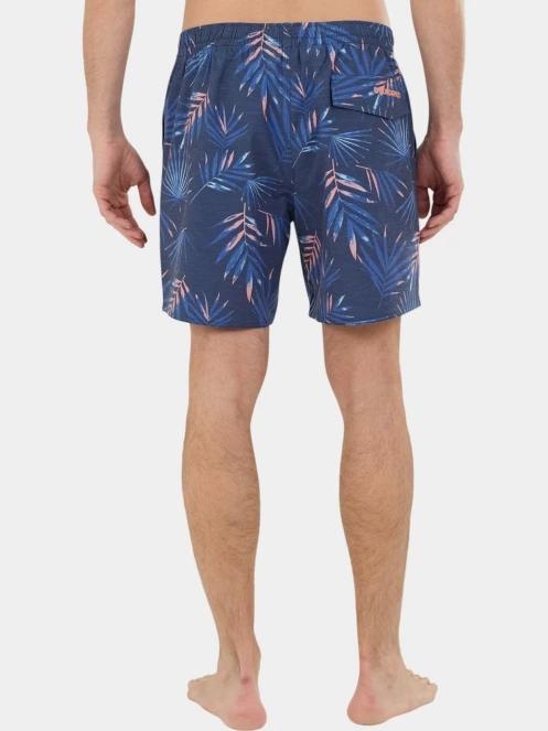 Fundango Bono Print Boardshorts férfi boardshort sötétkék színben 3