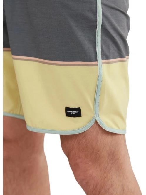 Fundango Neal Boardshort férfi boardshort sárga színben 7