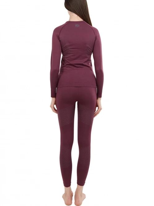 Fundango Seamless Baselayer Set női aláöltöző szett lila színben 3