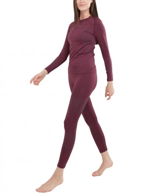 Fundango Seamless Baselayer Set női aláöltöző szett lila színben 5