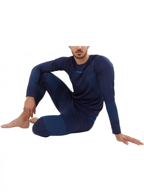 Fundango Seamless Baselayer Set férfi aláöltöző szett sötétkék színben 6