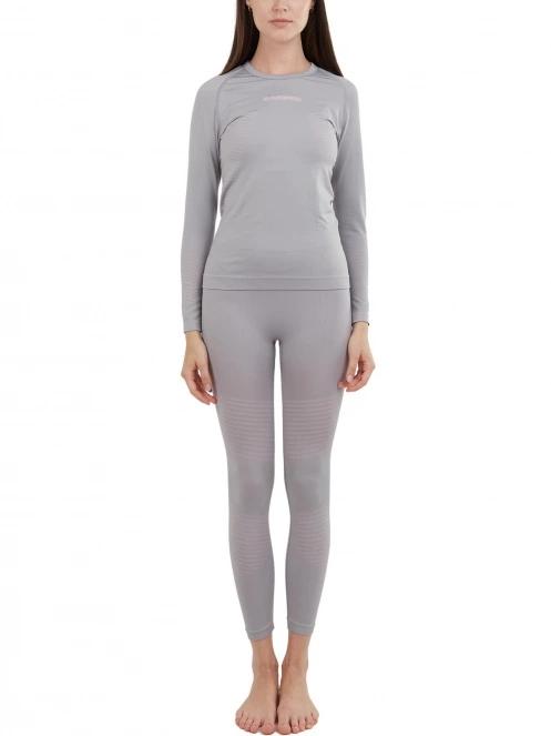 Fundango Seamless Baselayer Set női aláöltöző szett szürke színben 2