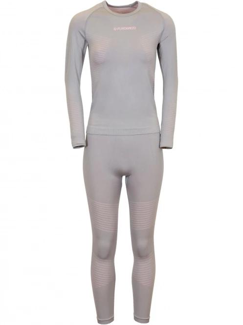 Fundango Seamless Baselayer Set női aláöltöző szett szürke színben 10