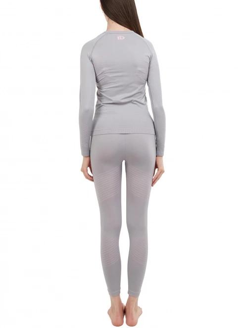 Fundango Seamless Baselayer Set női aláöltöző szett szürke színben 3