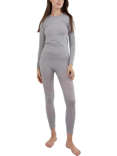Fundango Seamless Baselayer Set női aláöltöző szett szürke színben 4