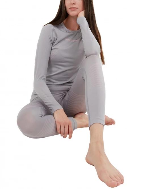 Fundango Seamless Baselayer Set női aláöltöző szett szürke színben 7