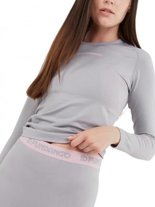 Fundango Seamless Baselayer Set női aláöltöző szett szürke színben 9