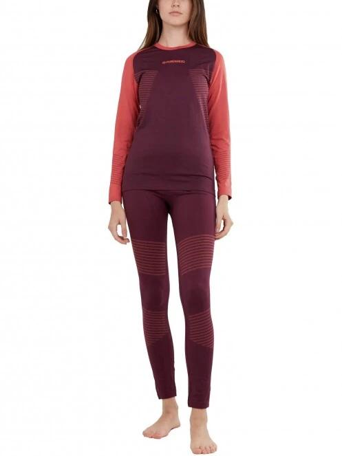 Fundango Seamless Baselayer Set női aláöltöző szett magenta színben 2
