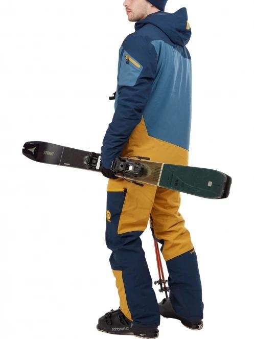 Fundango Teak Pants férfi sínadrág barna színben 4