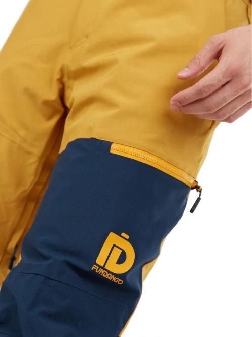 Fundango Teak Pants férfi sínadrág barna színben 6