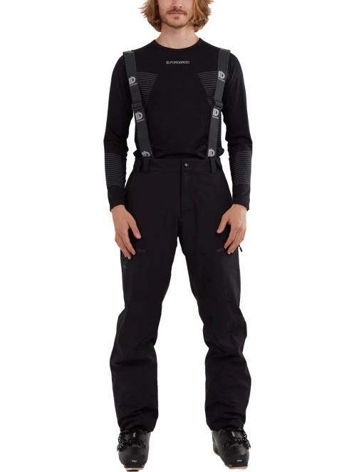 Fundango Mugo Fullzip Pants férfi sínadrág fekete színben 2