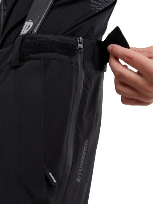 Fundango Mugo Fullzip Pants férfi sínadrág fekete színben 8