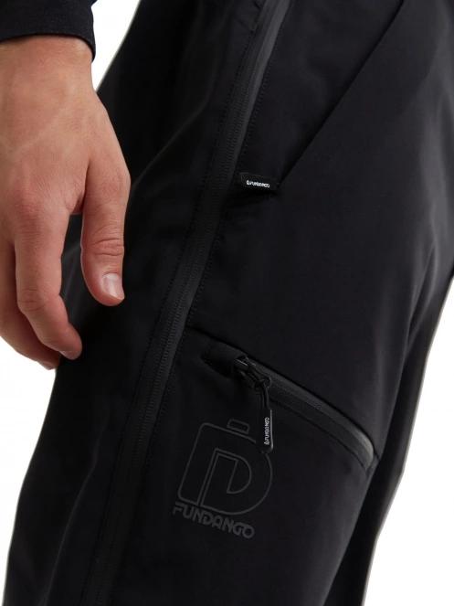 Fundango Mugo Fullzip Pants férfi sínadrág fekete színben 10