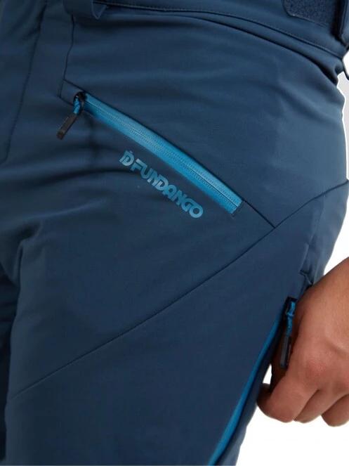 Fundango Rob Softshell Pant férfi túranadrág kék színben 5