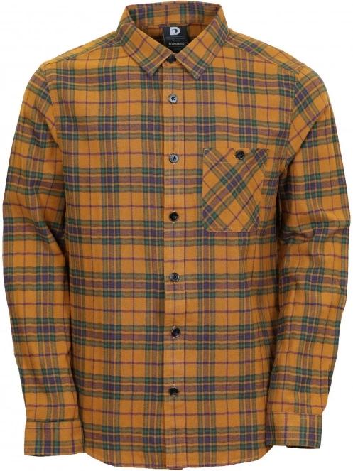 Fundango Harris Shirt férfi hosszú ujjú ing barna színben 8