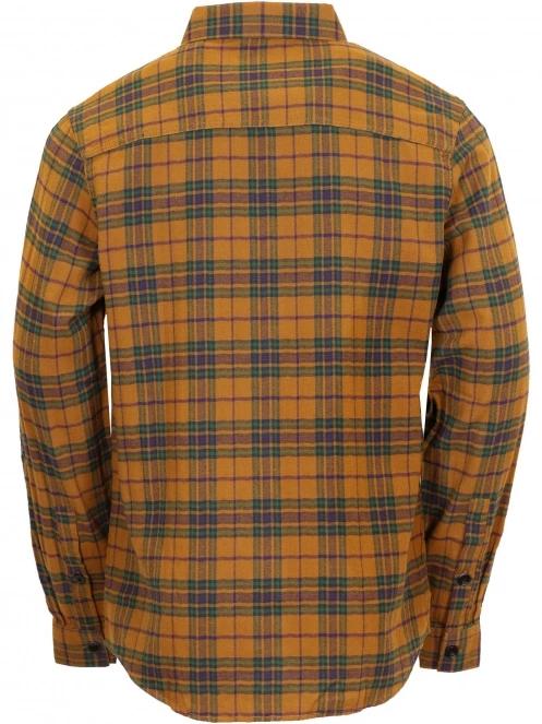 Fundango Harris Shirt férfi hosszú ujjú ing barna színben 9