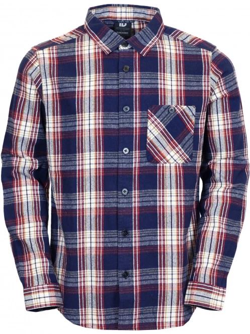 Fundango Harris Shirt férfi hosszú ujjú ing sötétkék színben 9