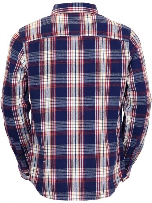 Fundango Harris Shirt férfi hosszú ujjú ing sötétkék színben 10
