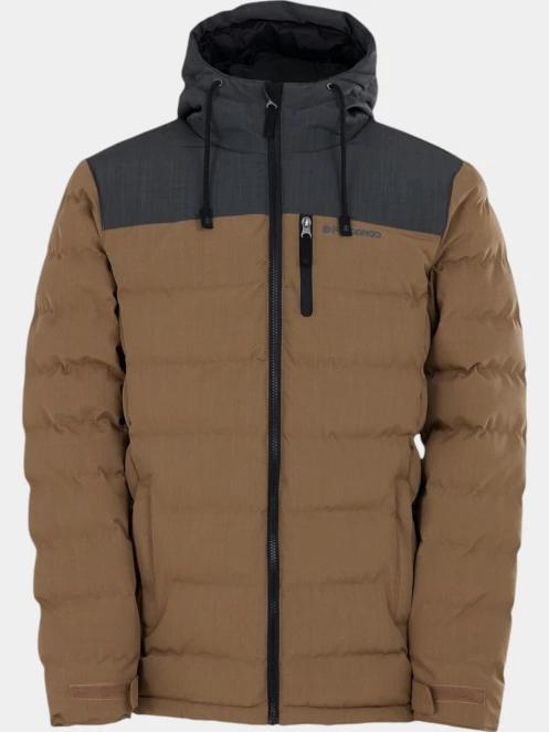 Fundango Passat Padded Jacket férfi steppelt átmeneti kabát barna színben 7