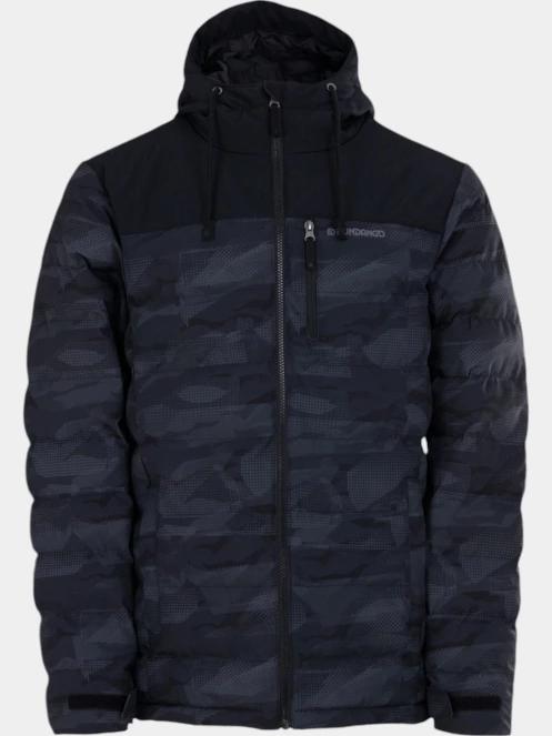 Fundango Passat Padded Jacket férfi steppelt átmeneti kabát szürke színben 8