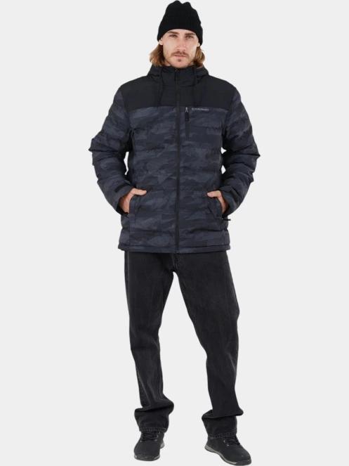 Fundango Passat Padded Jacket férfi steppelt átmeneti kabát szürke színben 4