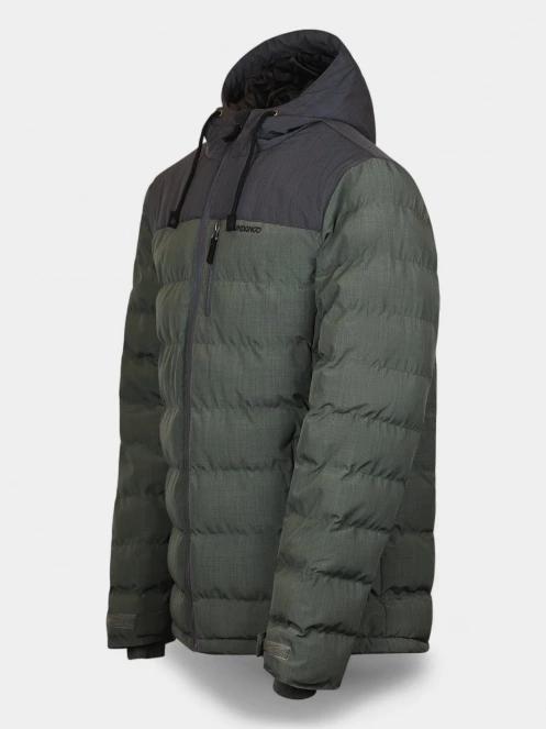 Fundango Passat Padded Jacket férfi steppelt átmeneti kabát zöld színben 9