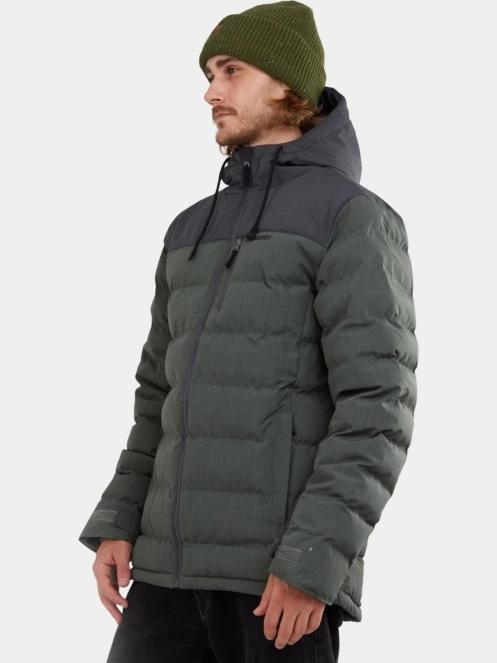 Fundango Passat Padded Jacket férfi steppelt átmeneti kabát zöld színben 5