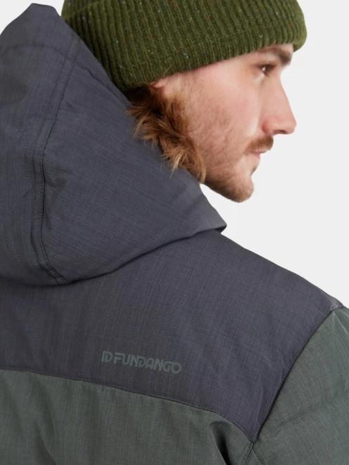 Fundango Passat Padded Jacket férfi steppelt átmeneti kabát zöld színben 7