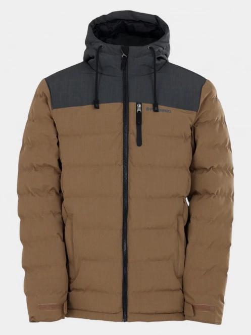 Fundango Passat Padded Jacket férfi steppelt átmeneti kabát barna színben 7