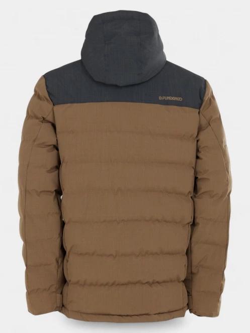 Fundango Passat Padded Jacket férfi steppelt átmeneti kabát barna színben 9