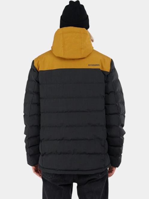 Fundango Passat Padded Jacket férfi steppelt átmeneti kabát fekete színben 3