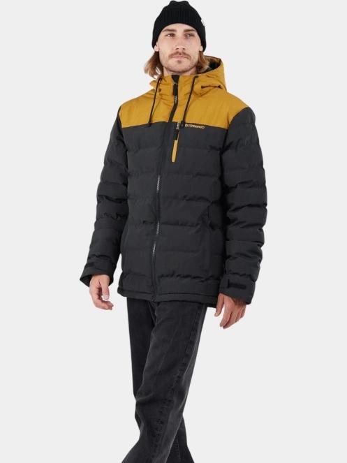 Fundango Passat Padded Jacket férfi steppelt átmeneti kabát fekete színben 5